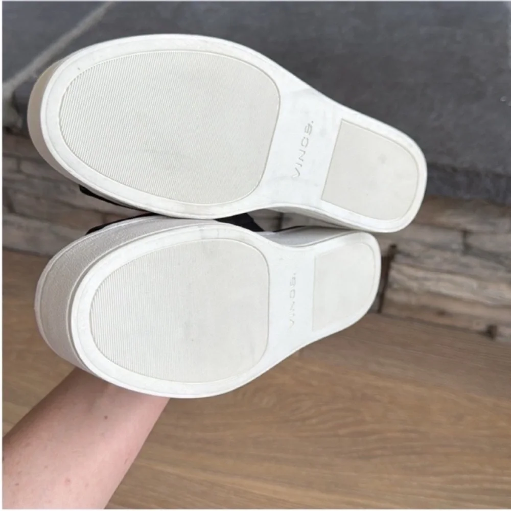 Vince Two-Tone Platform Slides